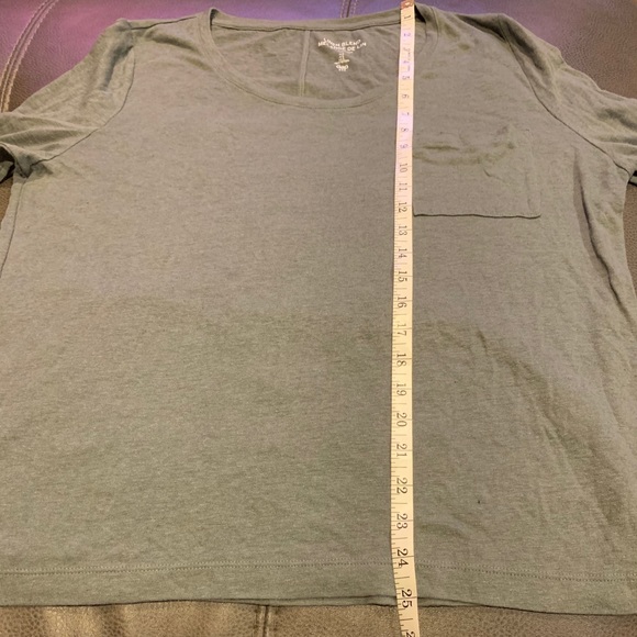 💕GAP Linen Blend Long Sleeve tee with pocket💞 - Picture 2 of 7